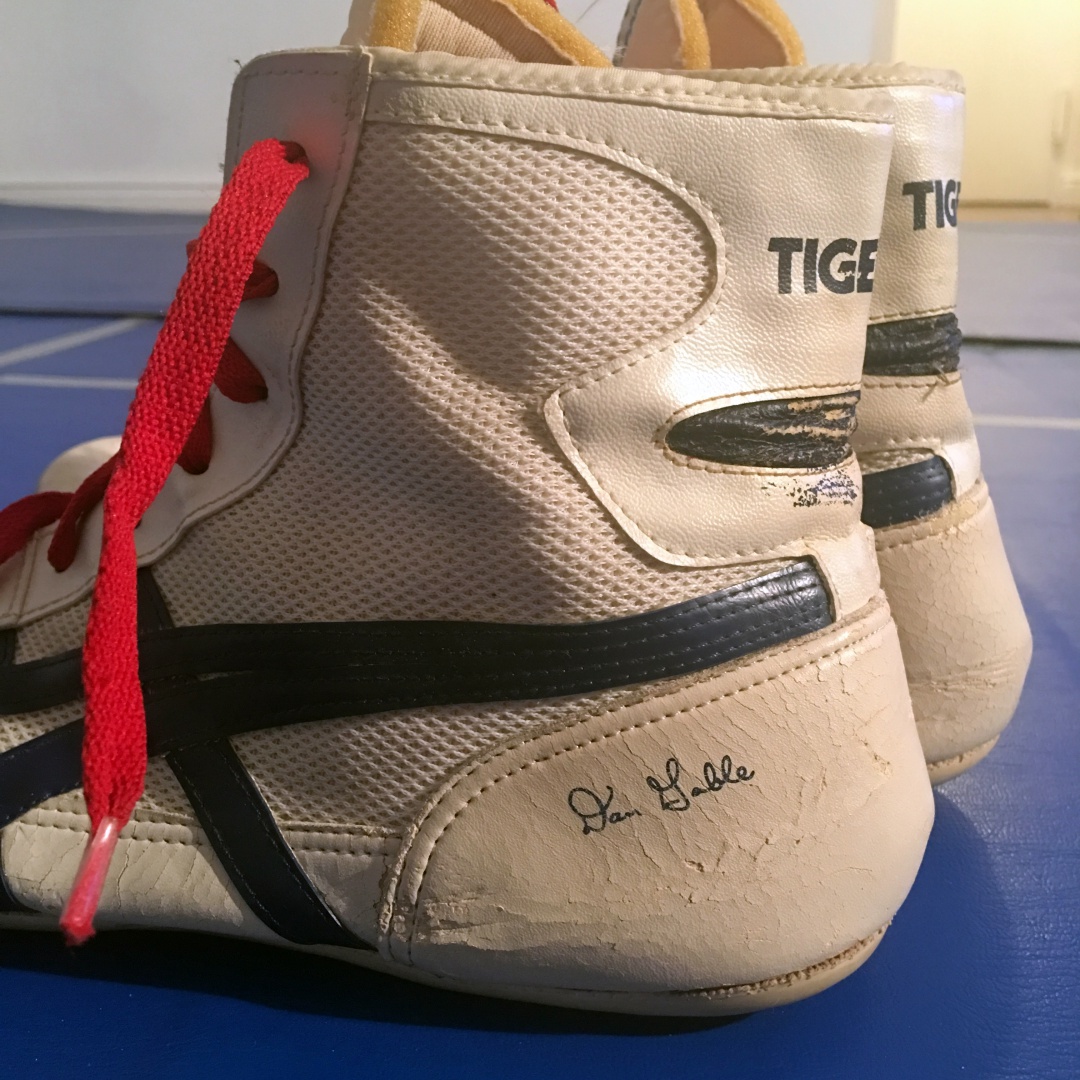 vintage asics wrestling shoes